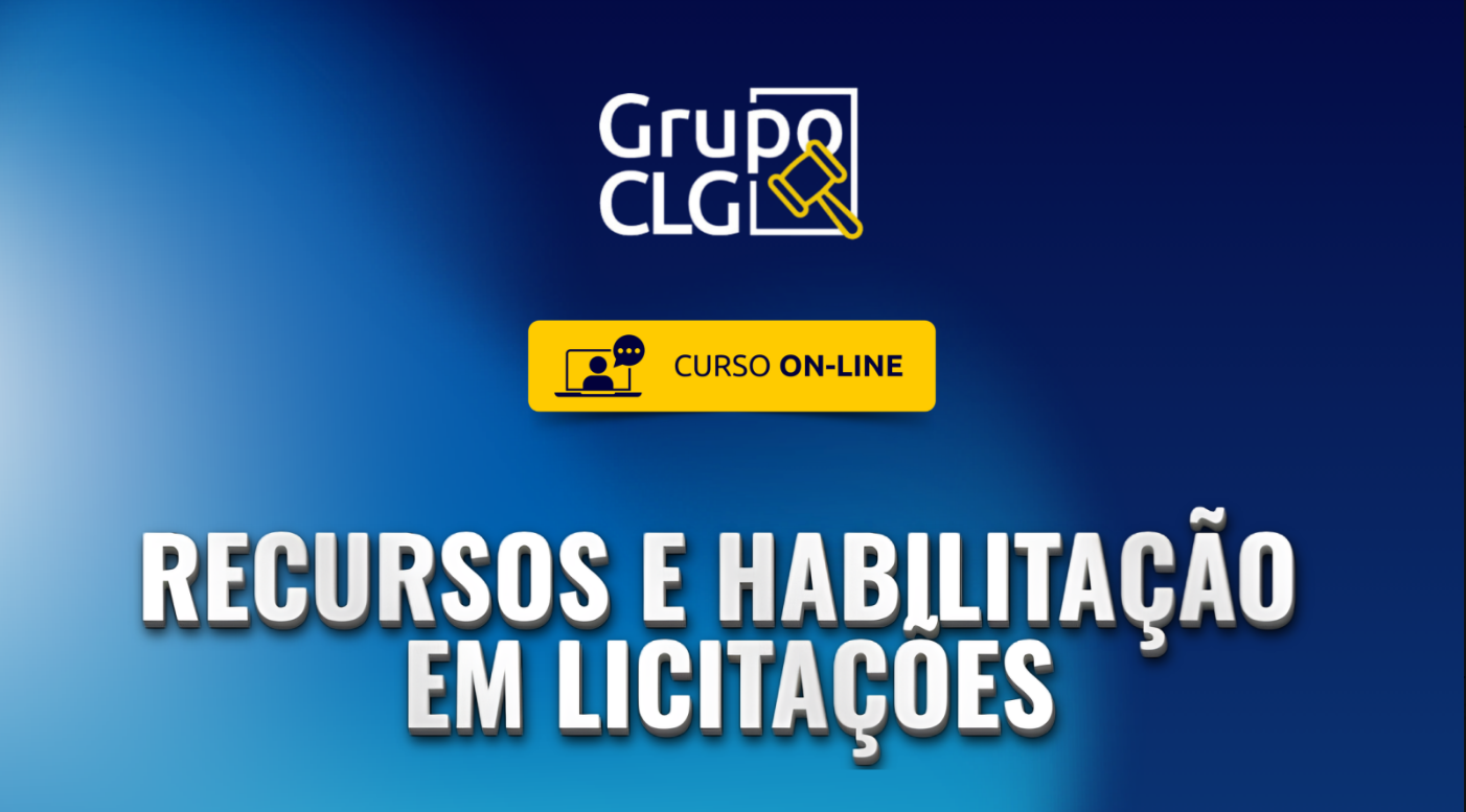 Capa do curso Recurso e Habilitação em Licitações