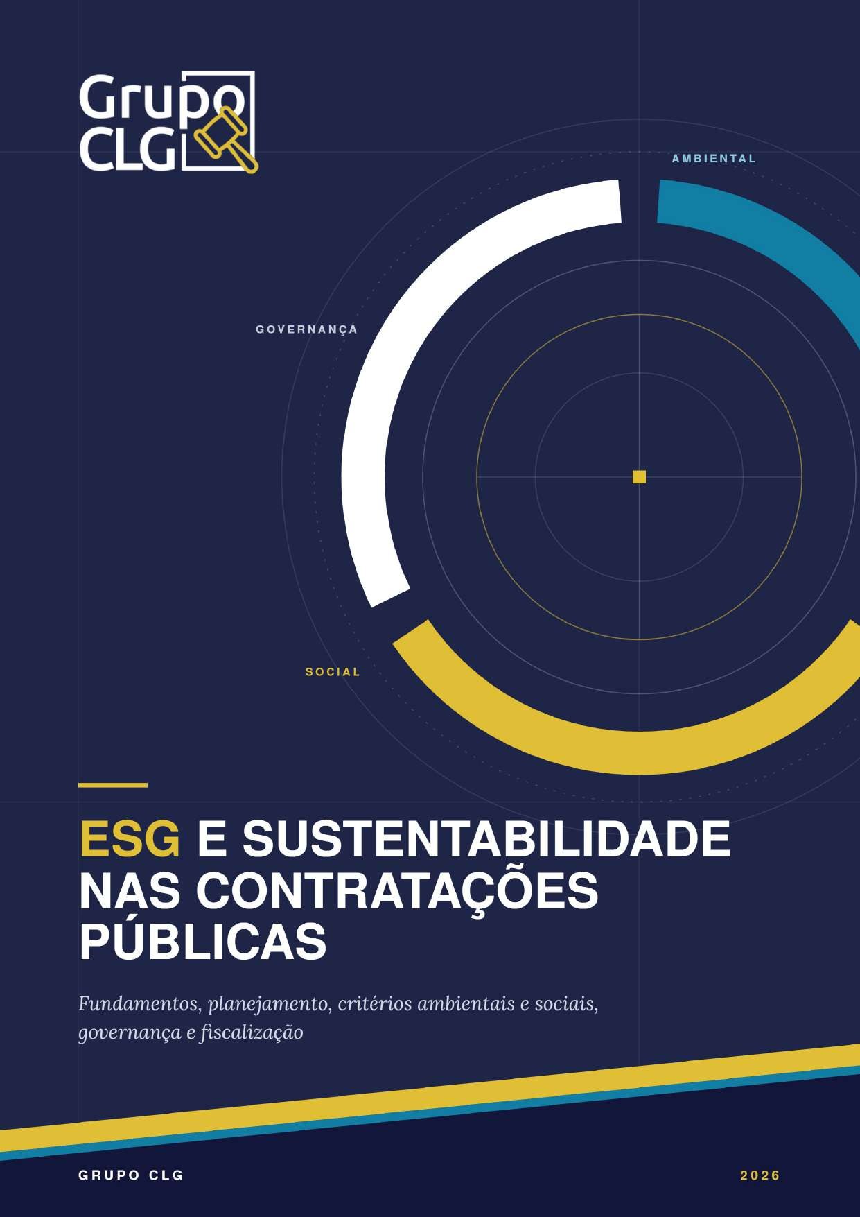 Capa do e-book ESG e Sustentabilidade nas Contratações Públicas